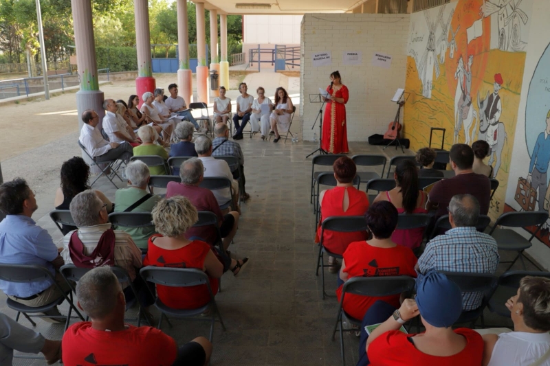 Recital de poesia Bernardo López (juny de 2023).