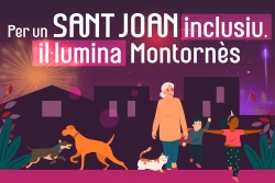 Imatge de la campanya "Per un Sant Joan inclusiu, il·lumina Montornès".