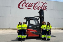 Participants en el projecte "Escuela de carretilleres". Foto: Coca-Cola.