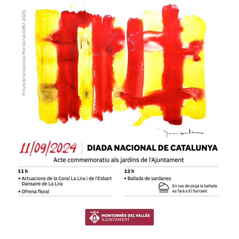 Cartell de la Diada Nacional de Catalunya 2024.