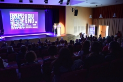 Un moment de l'acte institucional del 25N.