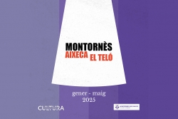 Imatge gràfica de la nova temporada de la programació "Montornès aixeca el teló".