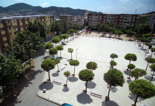 Vista general de la Plaça del Poble