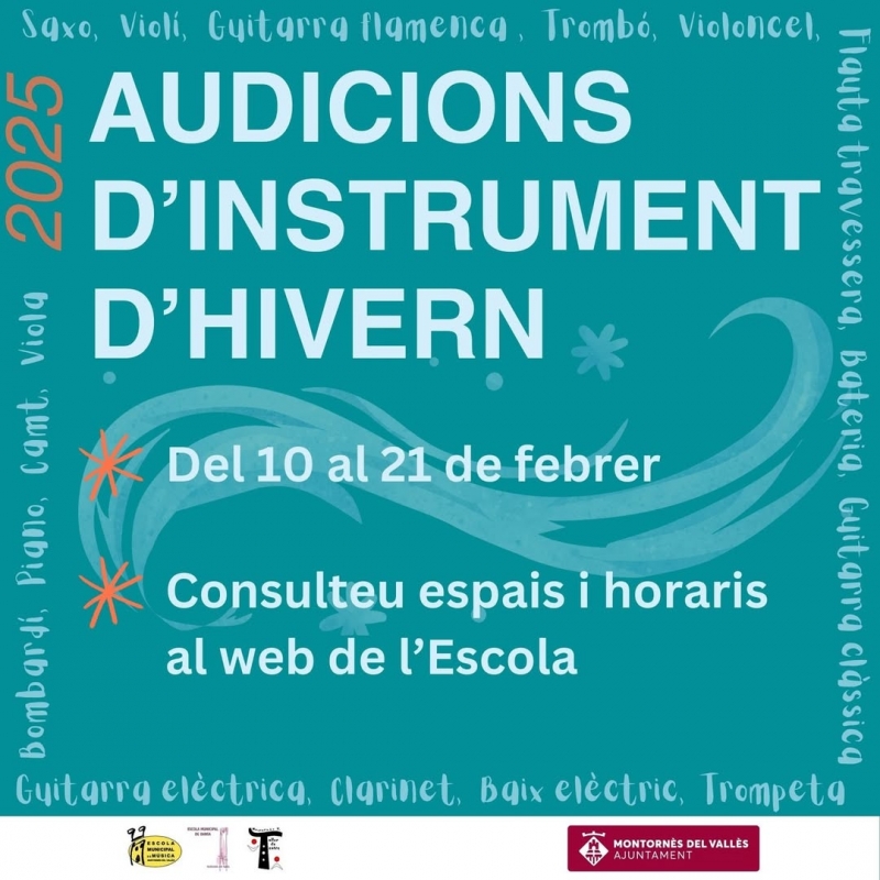 Cartell de l'activitat.