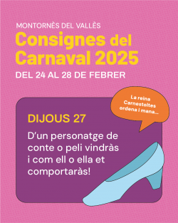 Consignes del Carnaval 2025 - Dijous 27 de febrer.