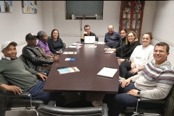 Un moment de la trobada del Consell de Solidaritat i Cooperació