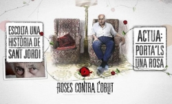 Imatge de la campanya "Roses contra l'oblit"