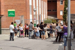 Accés a l'escola Can Parera