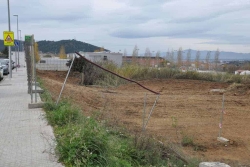 Finca del camí de la Justada destinada a la construcció de l'Institut Marta Mata