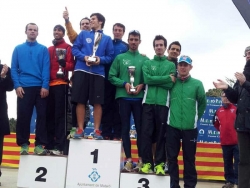 Pòdium del Campionat de Catalunya de cros