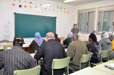 Una de les classes a l'AFA Marinada