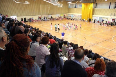 Demostració de les diverses disciplines impartides durant la cloenda del curs