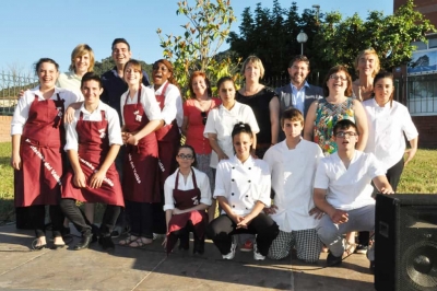 Alumnes del mòdul d’auxiliar d’hoteleria, de cuina i serveis de restaurant i de bar