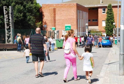 Primer dia de curs a l'escola Can Parera