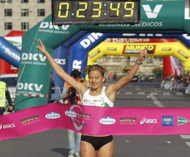 Meritxell Calduch, guanyadora de la Cursa de la Dona de Barcelona (Foto: CA Montornès)