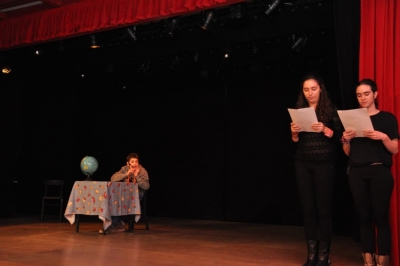 Alumnes de l'Aula de Teatre