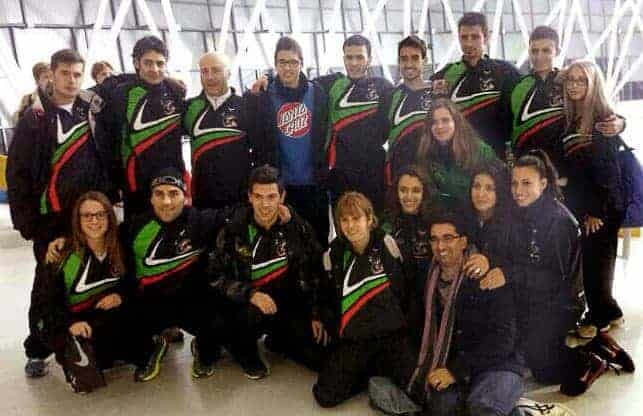 L'expedició de Montornès en el Campionat de Catalunya de Clubs B en pista coberta (Foto: CA Montornès)