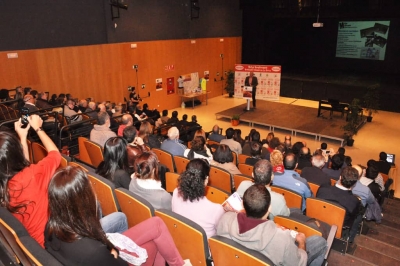 Presentació a l'auditori del Centre Cultural La Roca