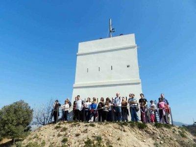 Ruta i visita a la torre del Telègraf. Foto: Javier Álvarez