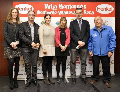 Organitzadors, patrocinadors i entitats receptores de les aportacions solidàries (Foto: CE Montornès Atletisme)