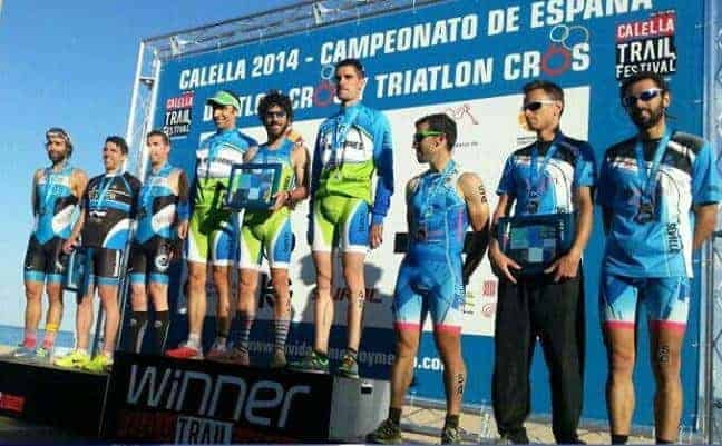 El pòdium de campions. Font: Facebook del Triatló Montornès.