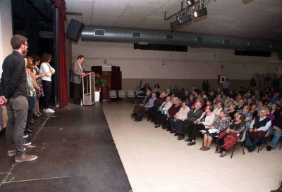 Parlaments de l'equip tècnic que ha fet possible el dietari (Foto: Ajuntament de Montornès. Autor: JA Jiménez)