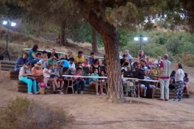 Un altre moment de les activitats de "El cel d'estiu a la romana" (11 de juliol de 2015)