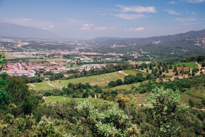 Vista del Cami antic de Martorelles