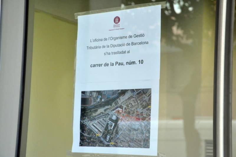 Avís del trasllat de l'Oficina a les antigues instal·lacions de l'av. de l'Onze de Setembre