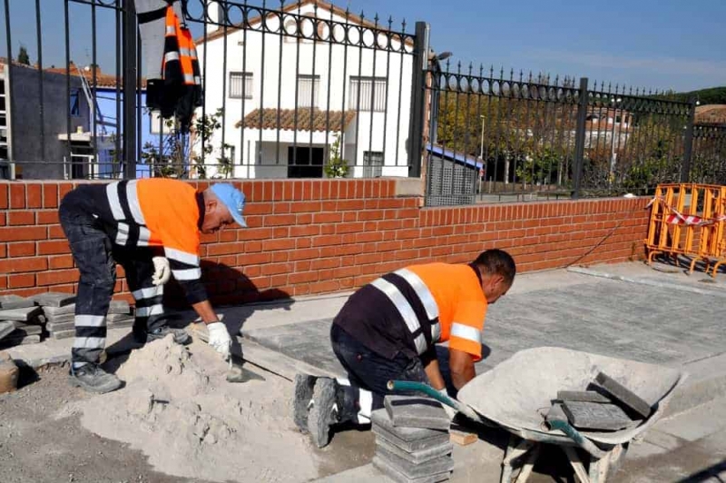 Operaris de la Brigada Municipal d'Obres contractats a través dels Plans d'Ocupació