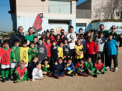 Torneig de futbol a la festa solidària de l'AVV de Can Parera