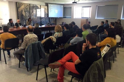 Sessió matinal a la Sala d'Actes de l'Ajuntament