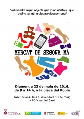 Cartell mercat de segona mà maig 2016