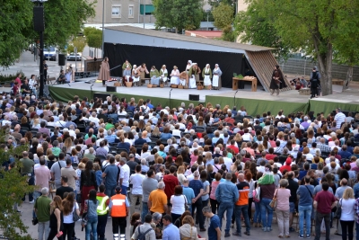 Representació de la Remençada 2016. Escenari plaça de Pau Picasso