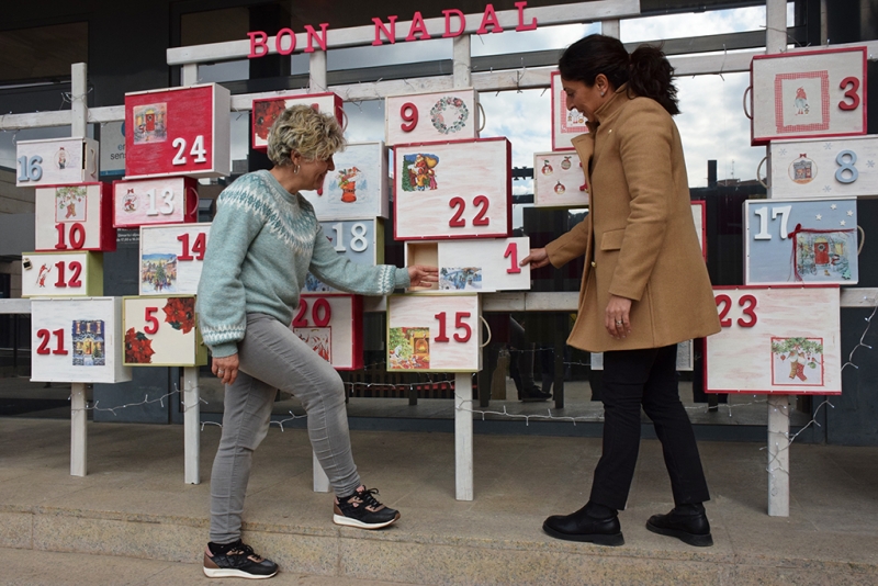 Un moment de la presentació del calendari d'advent.