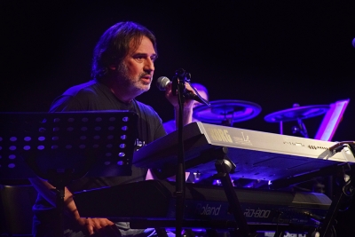 Un moment del concert "La simfonia dels herois" al Teatre Margarida Xirgu de Montornès.