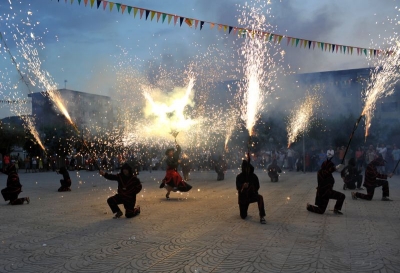 Espectacle de foc i carcavila