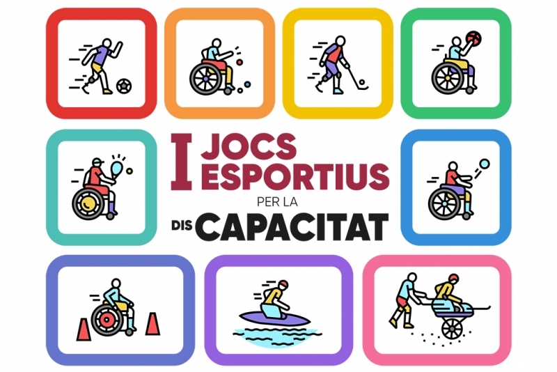 Imatge dels I Jocs esportius per la disCAPACITAT