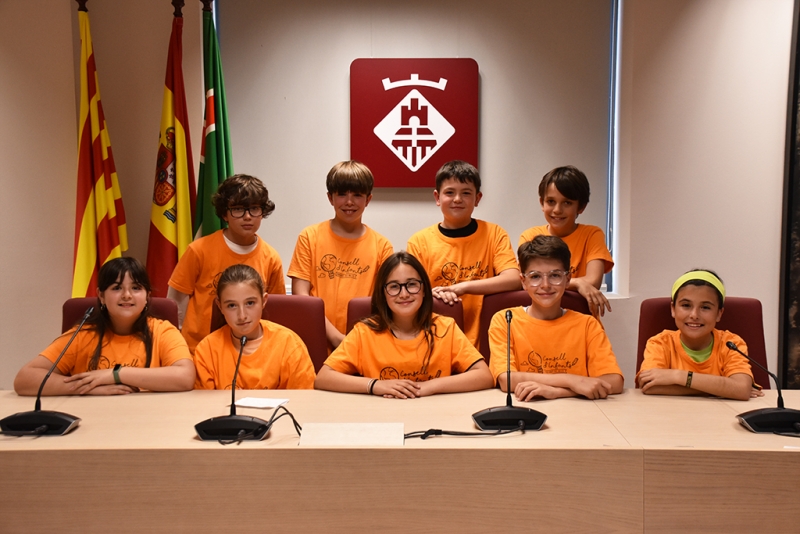 Membres del Consell d'Infants del curs 2023-24.