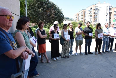 Mostra de rebuig a la violència de gènere