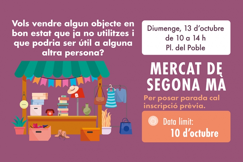 Imatge de promoció del mercat de segona mà