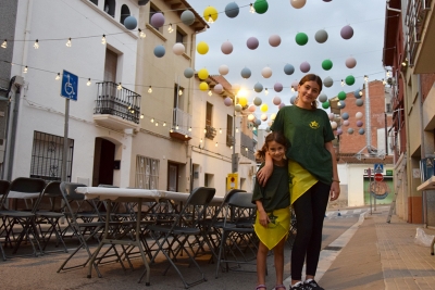 Veïnes del carrer de l'Estrella, autores del projecte Som Estrellats.