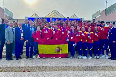 La selecció espanyola de karate. (imatge: RFEK)