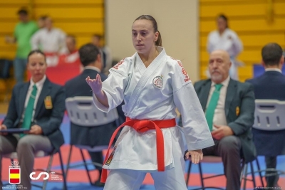 Judith Anguera a la segona fase de la Lliga Nacional. (imatge: RFEK)