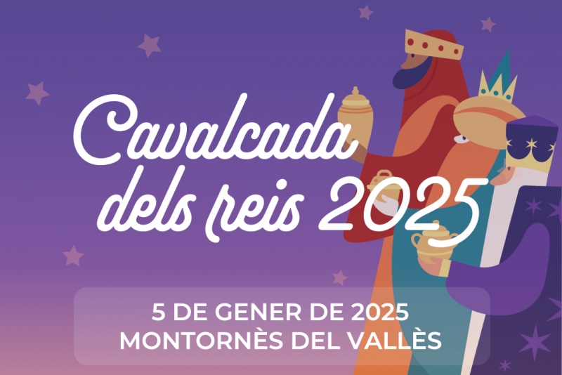 Cartell de la cavalcada 2025.