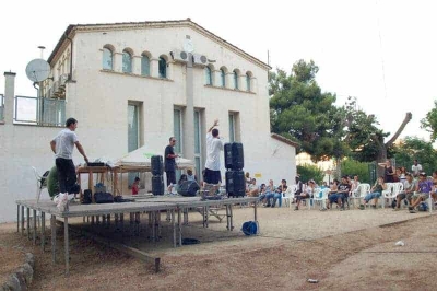 Concert de rap als jardins de can Xerracan 