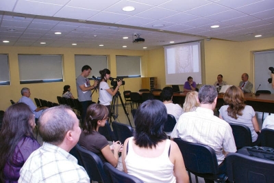 Presentació del manuscrit a la Sala d'Actes de l'Ajuntament