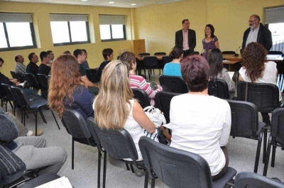 Acte de lliurament dels diplomes, a la sala d'actes de l'Ajuntament