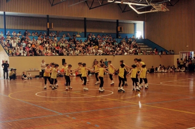 Exhibició de patinatge sobre rodes