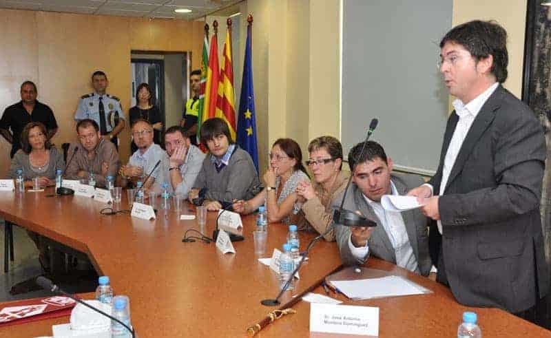 Primer parlament de l'alcalde, José Antonio Montero